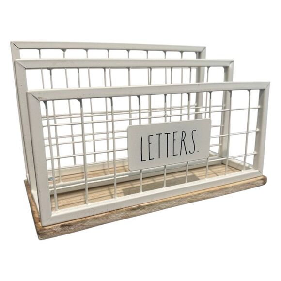 Rae Dunn "WRITE", "ASAP" and "LETTERS" Desk Organizer Set - Picture 4 of 8